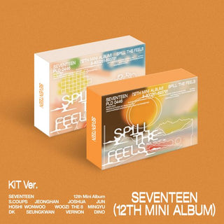 SEVENTEEN 12th Mini Album SPILL THE FEELS (KiT Version) - FEEL YOU / FEEL NEW Version