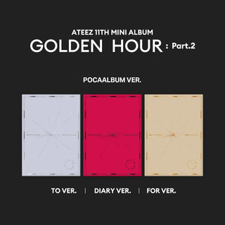 ATEEZ 11th Mini Album GOLDEN HOUR : Part.2 (POCA Version) - TO / DIARY / FOR Version