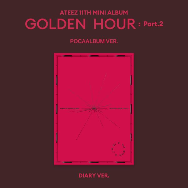 ATEEZ 11th Mini Album GOLDEN HOUR : Part.2 (POCA Version) - DIARY Version