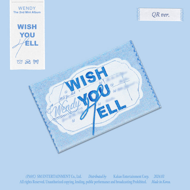 Wendy (Red Velvet) 2nd Mini Album Wish You Hell - QR Version