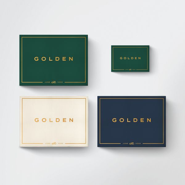 Jung Kook Solo Album GOLDEN - SHINE / SOLID / SUBSTANCE / Weverse Albums Version + Weverse Gift
