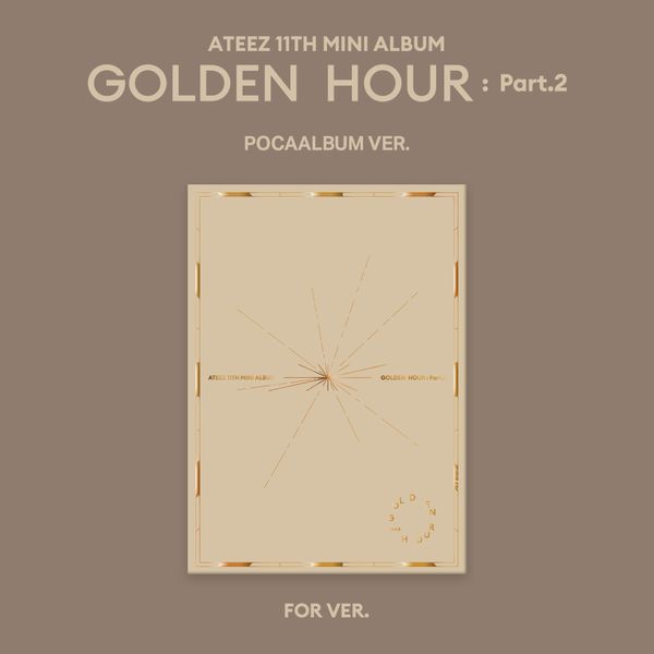 ATEEZ 11th Mini Album GOLDEN HOUR : Part.2 (POCA Version) - FOR Version