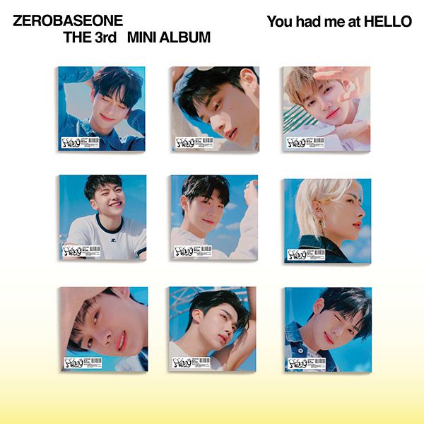 ZEROBASEONE 3rd Mini Album You had me at HELLO - Digipack Version + Pre-order Photocard