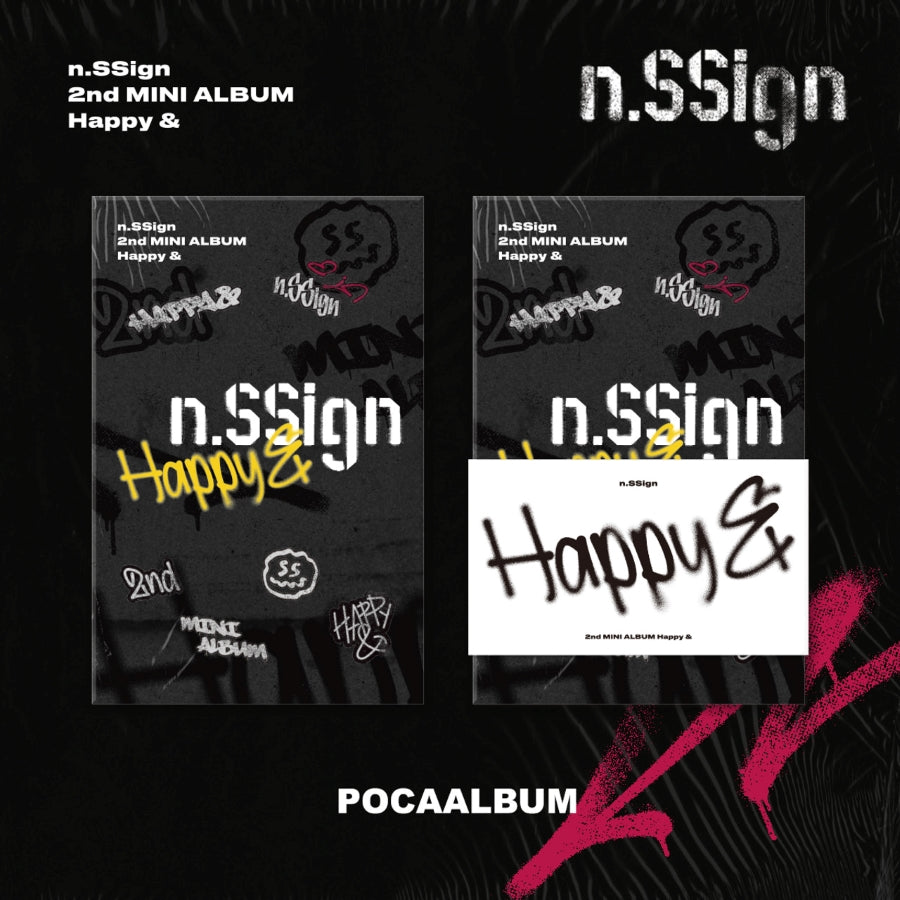n.SSign 2nd Mini Album Happy & - POCA Version
