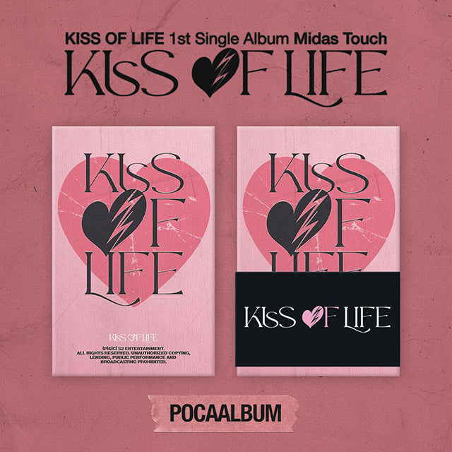 KISS OF LIFE 1st Single Album Midas Touch - POCA Version