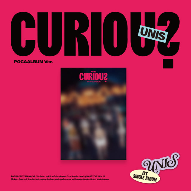 UNIS 1st Single Album CURIOUS - POCA Version