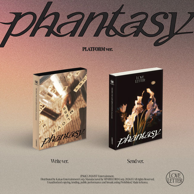 THE BOYZ 2nd Full Album PHANTASY Pt.3 Love Letter (Platform Ver.) - Write / Send Version