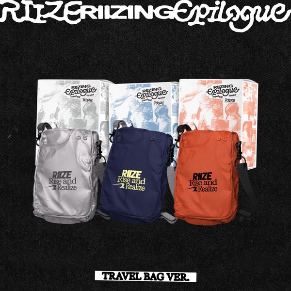 RIIZE 1st Mini Album Repackage RIIZING : Epilogue (Limited Edition) (Travel Bag Ver.) - RIIZING SILVER / BRIIZE NAVY / RIIZE ORANGE Version