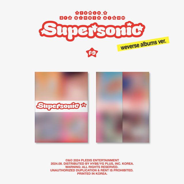 fromis_9 3rd Single Album Supersonic - Weverse Albums Version