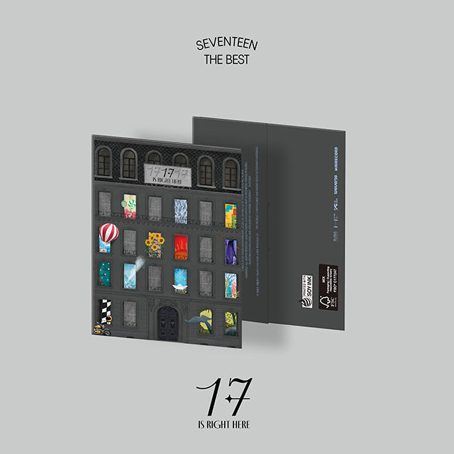 SEVENTEEN Best Album 17 IS RIGHT HERE - Weverse Albums Version + Weverse Gift