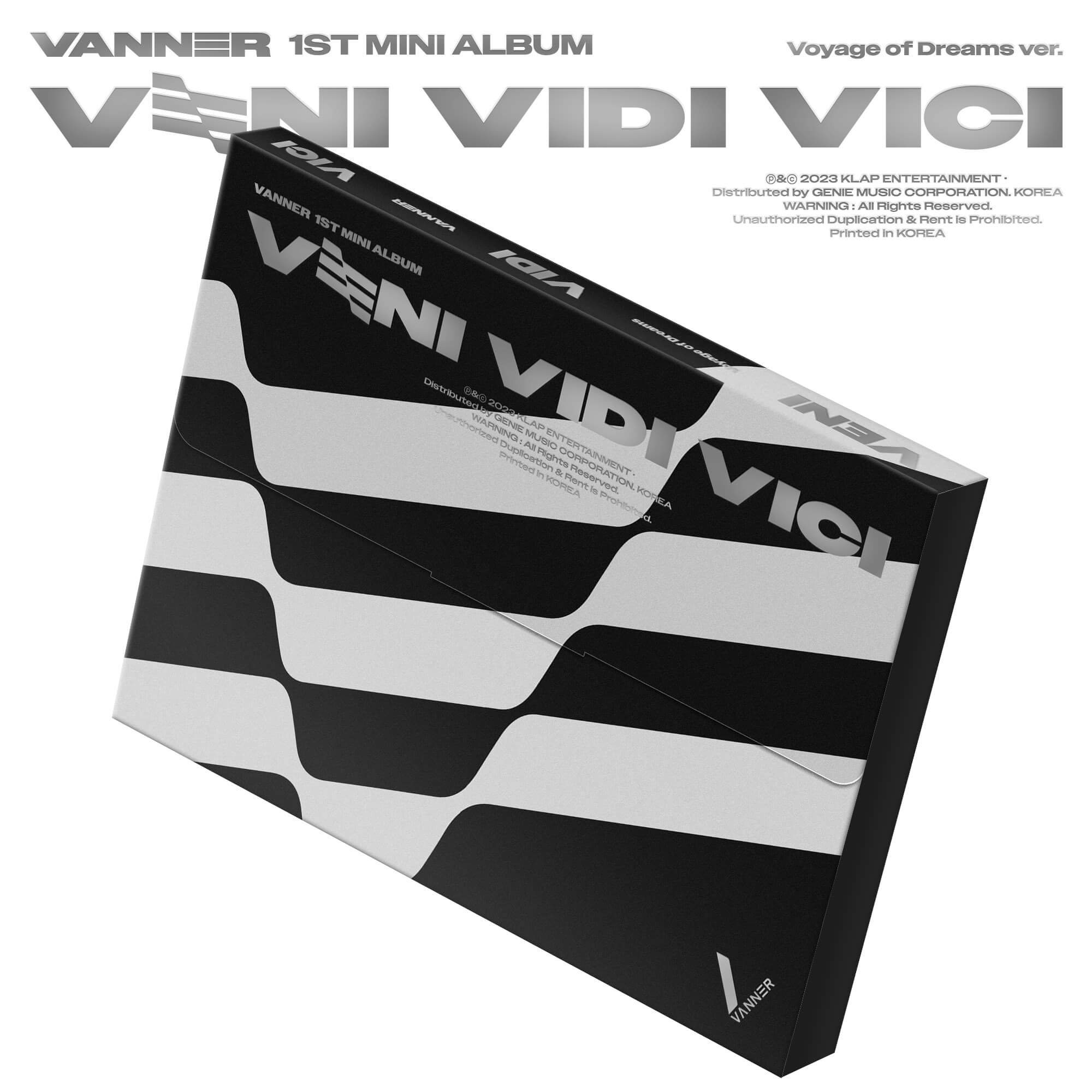 VANNER 1st Mini Album VENI VIDI VICI - Voyage of Dreams Version