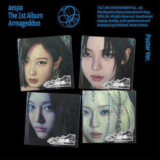 aespa 1st Full Album Armageddon - Poster Version