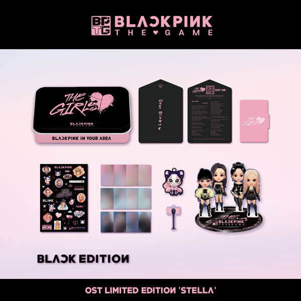 BLACKPINK THE GAME OST 'THE GIRLS' (Limited Edition) - STELLA BLACK Version