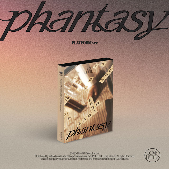 THE BOYZ 2nd Full Album PHANTASY Pt.3 Love Letter (Platform Ver.) - Write Version