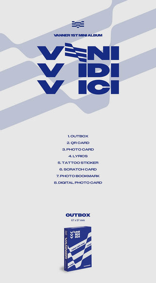 VANNER VENI VIDI VICI - PLVE Version Inclusions Out Box