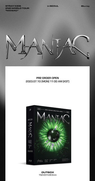 Stray Kids 2nd World Tour MANIAC in SEOUL Blu-ray Inclusions Out Box