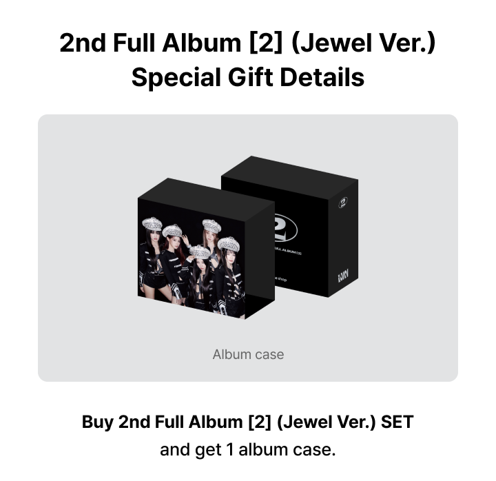 (G)I-DLE 2nd Full Album 2 - Jewel Version Weverse POB Album Case