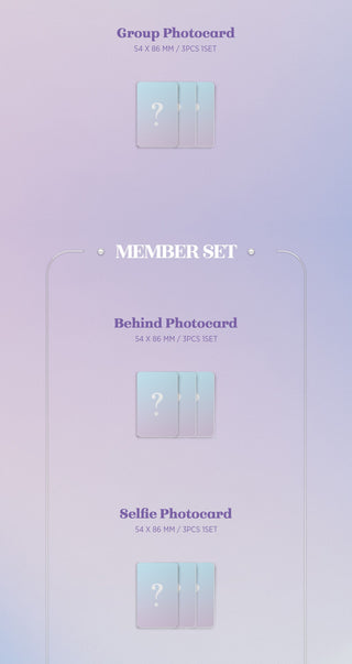 TRI.BE 4th Single Album Diamond - Nemo Album MAX Version Inclusions Group Photocards Behind Photocards Selfie Photocards