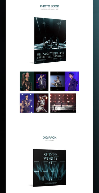 SHINee WORLD VI PERFECT ILLUMINATION in SEOUL Blu-ray Inclusions Photobook, Digipack