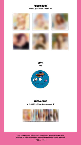 STAYC 3rd Mini Album TEENFRESH - Digipak Version Inclusions Photobook CD Photocard