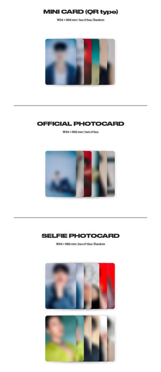 Han Seung Woo FRAME - Platform Version Inclusions Mini Card QR Type Official Photocard Selfie Photocard