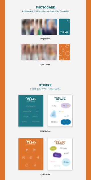 TRENDZ 3rd Single Album STILL ON MY WAY POCA Version Inclusions Photocards Stickers