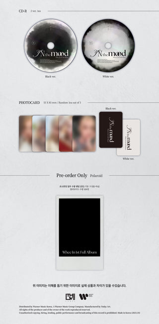 Whee In 1st Full Album IN the mood Jewel Version Inclusions CD Photocard Pre-order Limited Polaroid