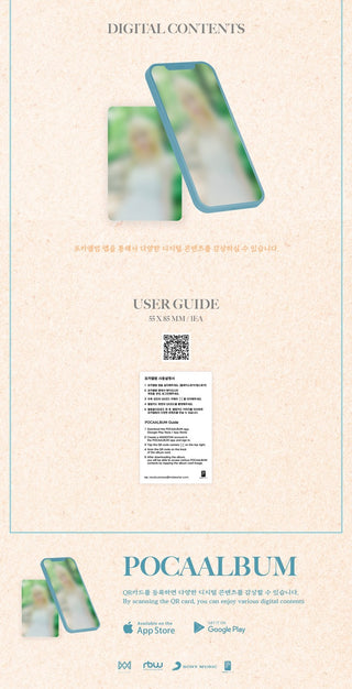 OH MY GIRL Golden Hourglass - POCA Version Inclusions Digital Contents User Guide