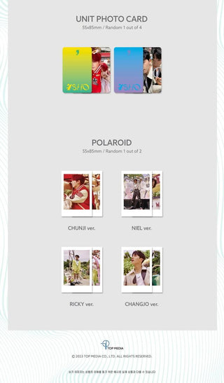 TEEN TOP - 4SHO - Digipack Version Inclusions Unit Photocard Polaroid