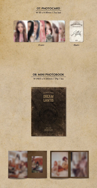 Dreamcatcher Official Merchandise DREAMLANTIS Inclusions Photocard Set Mini Photobook