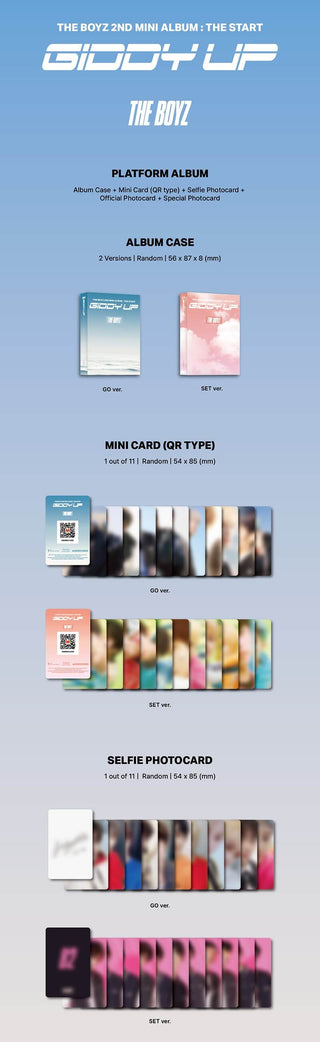THE BOYZ THE START (Platform Ver.) Inclusions Album Case Mini Card QR Type Selfie Photocard