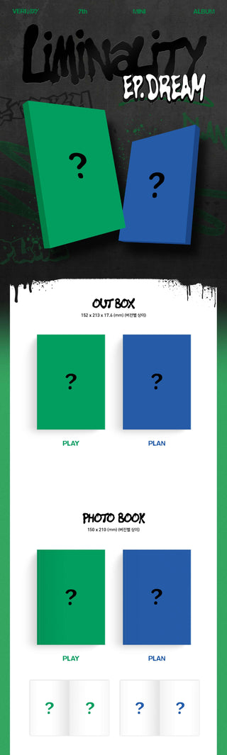 VERIVERY 7th Mini Album Liminality - EP.DREAM Inclusions Out Box Photobook