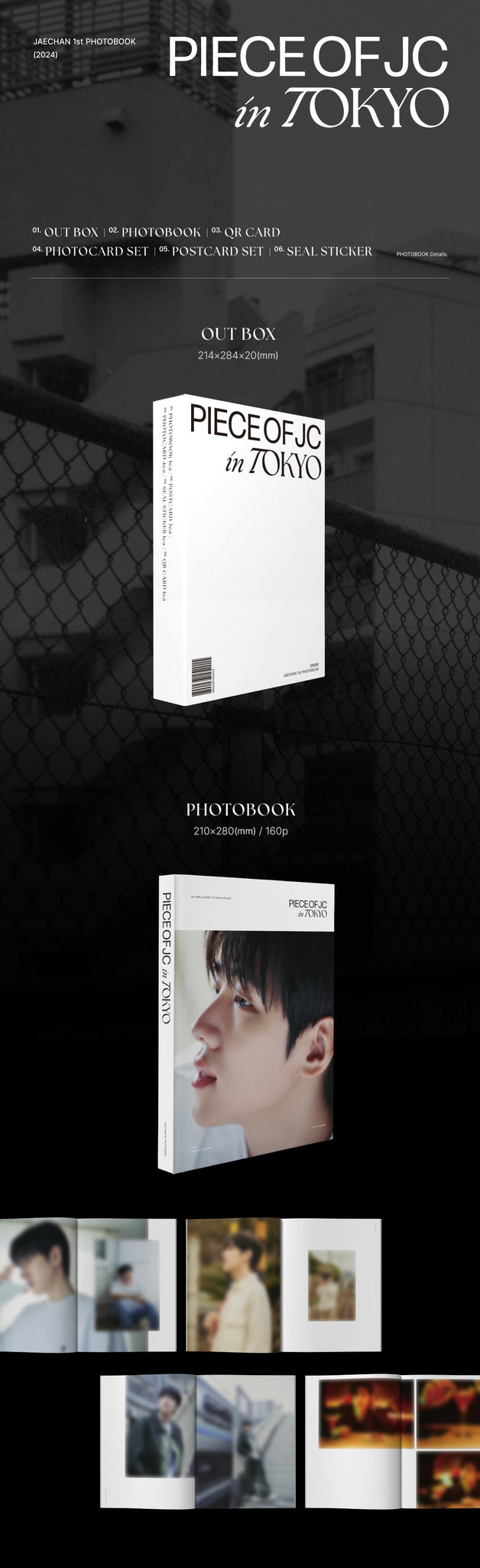 Jaechan - PIECE OF JC in TOKYO Inclusions: Out Box, Photobook