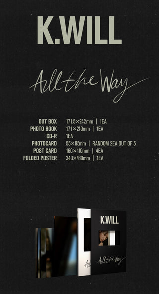 K.Will 7th Mini Album All The Way