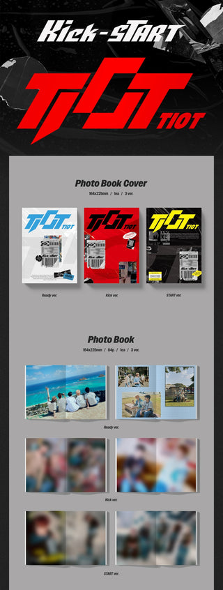 TIOT Debut Album Kick-START - Ready / Kick / START Version Inclusions: Photobook Cover, Photobook