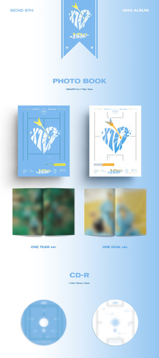 MCND 6th Mini Album X10 Inclusions: Photobook, CD