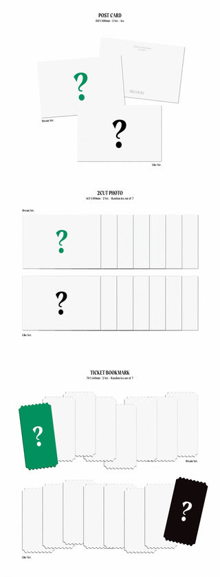 TRENDZ 4th Single Album DREAMLIKE Inclusions: Postcard, 2Cut Photo, Ticket Bookmark