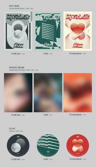 Soojin 2nd EP Album RIZZ Inclusions: Out Box, Photobook, CD