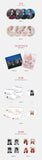 QWER 2nd Mini Album Algorithm's Blossom Inclusions: CD, Folded Poster, ID Card, ID Photo