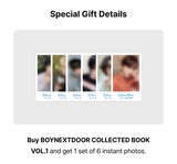 BOYNEXTDOOR - COLLECTED BOOK VOL.1 Weverse Pre-order Benefit: Instant Photo Set