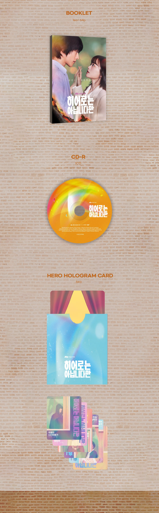 The Atypical Family OST Inclusions: Booklet, CD, Hero Hologram Card Set