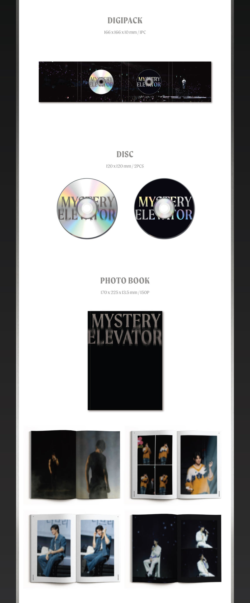 Cha Eun-woo 2024 Just One 10 Minute 'Mystery Elevator' in Seoul DVD Inclusions: Photobook, Digipack, 2 Discs