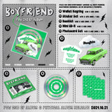 POW 2nd EP Album BOYFRIEND Inclusions: PVC Wallet Keyring, Booklet, Mini CD, Sticker Set, Photocard Set