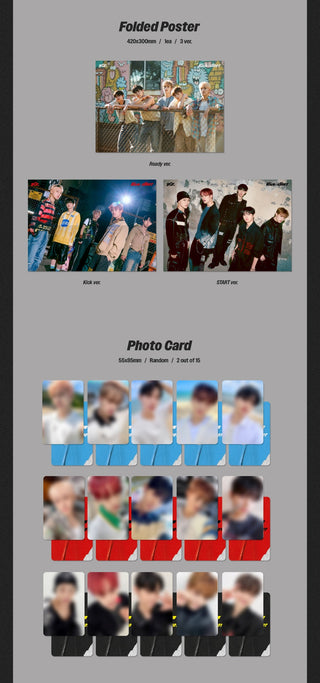 TIOT Debut Album Kick-START - Ready / Kick / START Version Inclusions: Folded Poster, Photocards