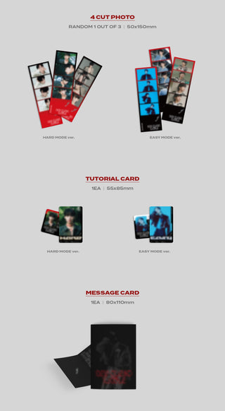 Lee Jin Hyuk 6th Mini Album NEW QUEST: JUNGLE - HARD MODE / EASY MODE Version Inclusions: 4Cut Photo, Tutorial Card, Message Card