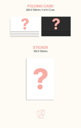 +(KR)ystal Eyes (tripleS) 1st Mini Album AESTHETIC - A / B Version Inclusions: Folding Card, Sticker