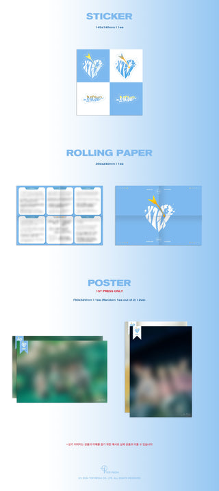 MCND 6th Mini Album X10 Inclusions: Sticker, Rolling Paper, 1st Press Only Poster