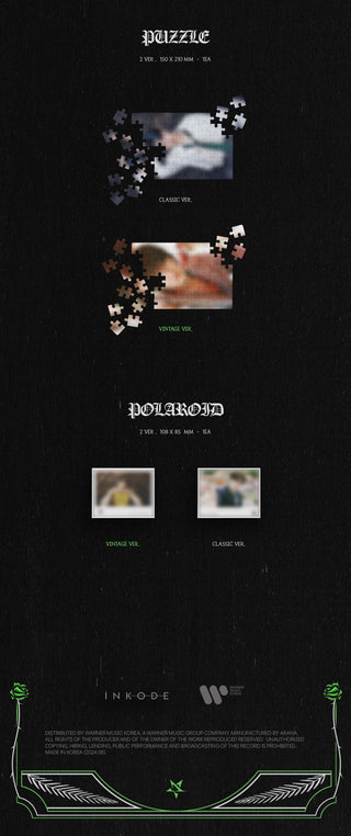 Kim Jae Joong 4th Full Album FLOWER GARDEN Inclusions: Puzzle, Polaroid