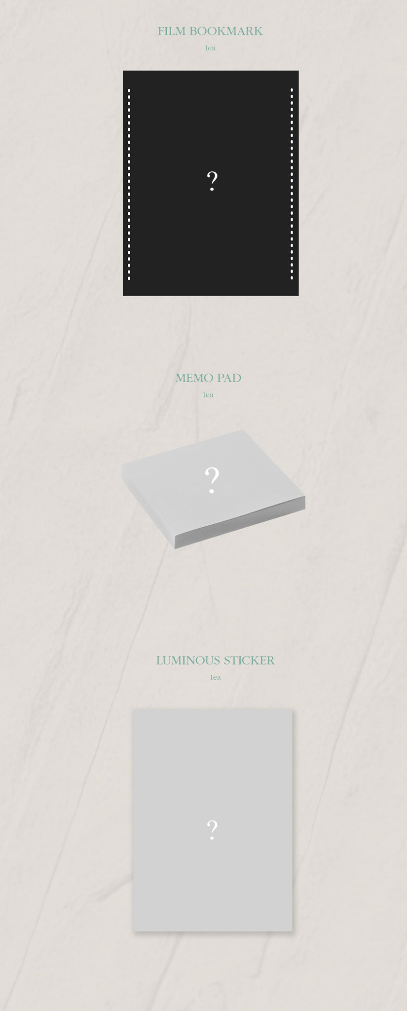 Queen of Tears OST Inclusions: Film Bookmark, Memo Pad, Luminius Sticker