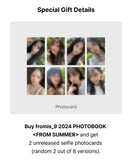fromis_9 2024 PHOTOBOOK 'FROM SUMMER' Weverse Pre-order Benefit: Selfie Photocards